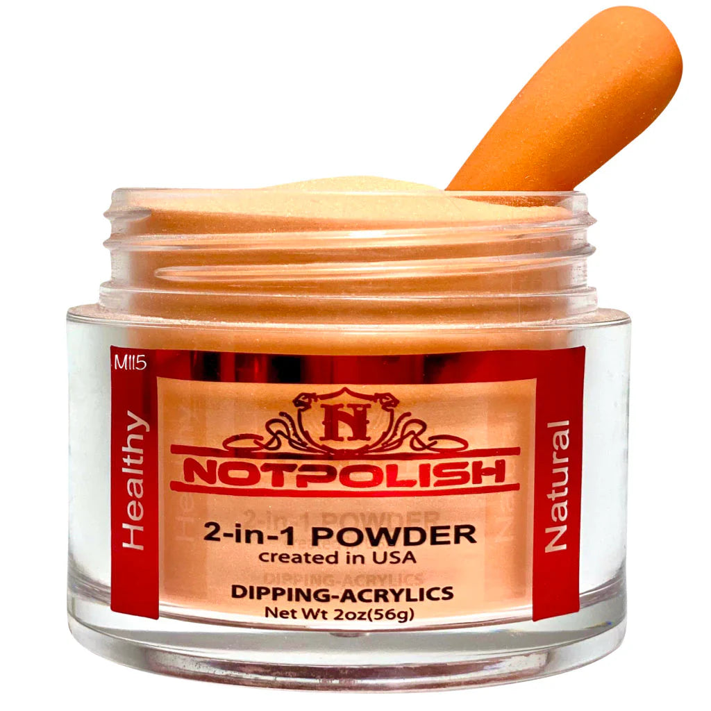 Notpolish 2 in 1 powder - m115 sweet treat - 2 oz - acrylic