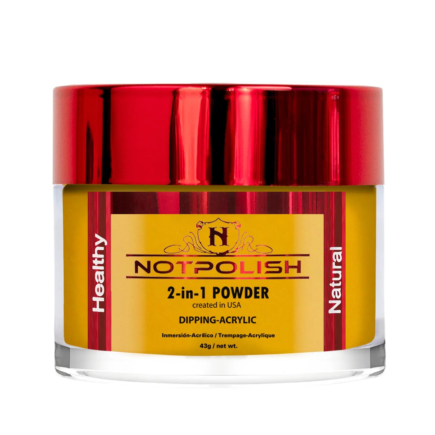 Notpolish 2 in 1 powder - m120 golden hour - 2 oz - acrylic