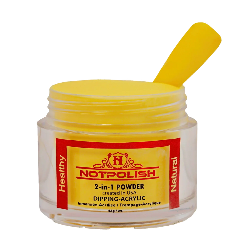 Notpolish 2 in 1 powder - m120 golden hour - 2 oz - acrylic