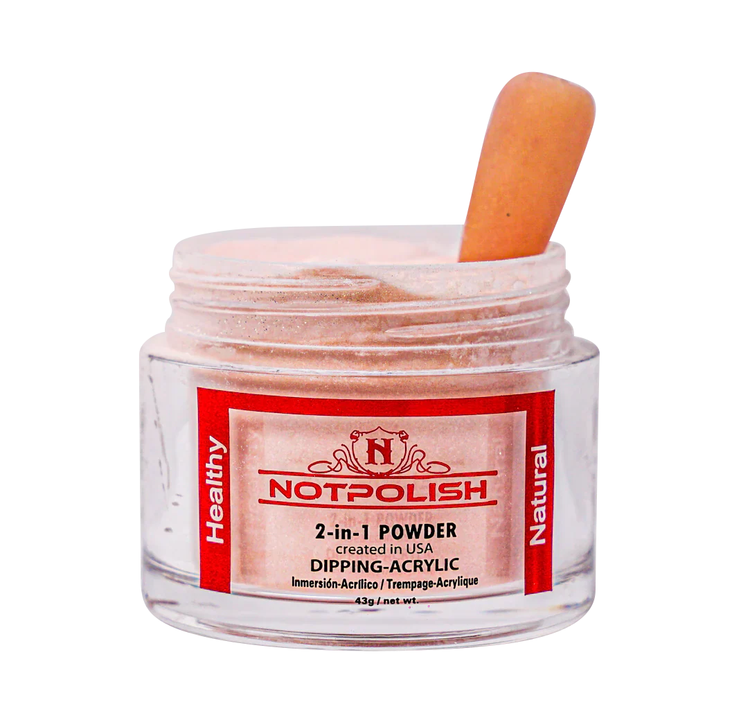 Notpolish 2 in 1 powder - m121 creme brulee - 2 oz