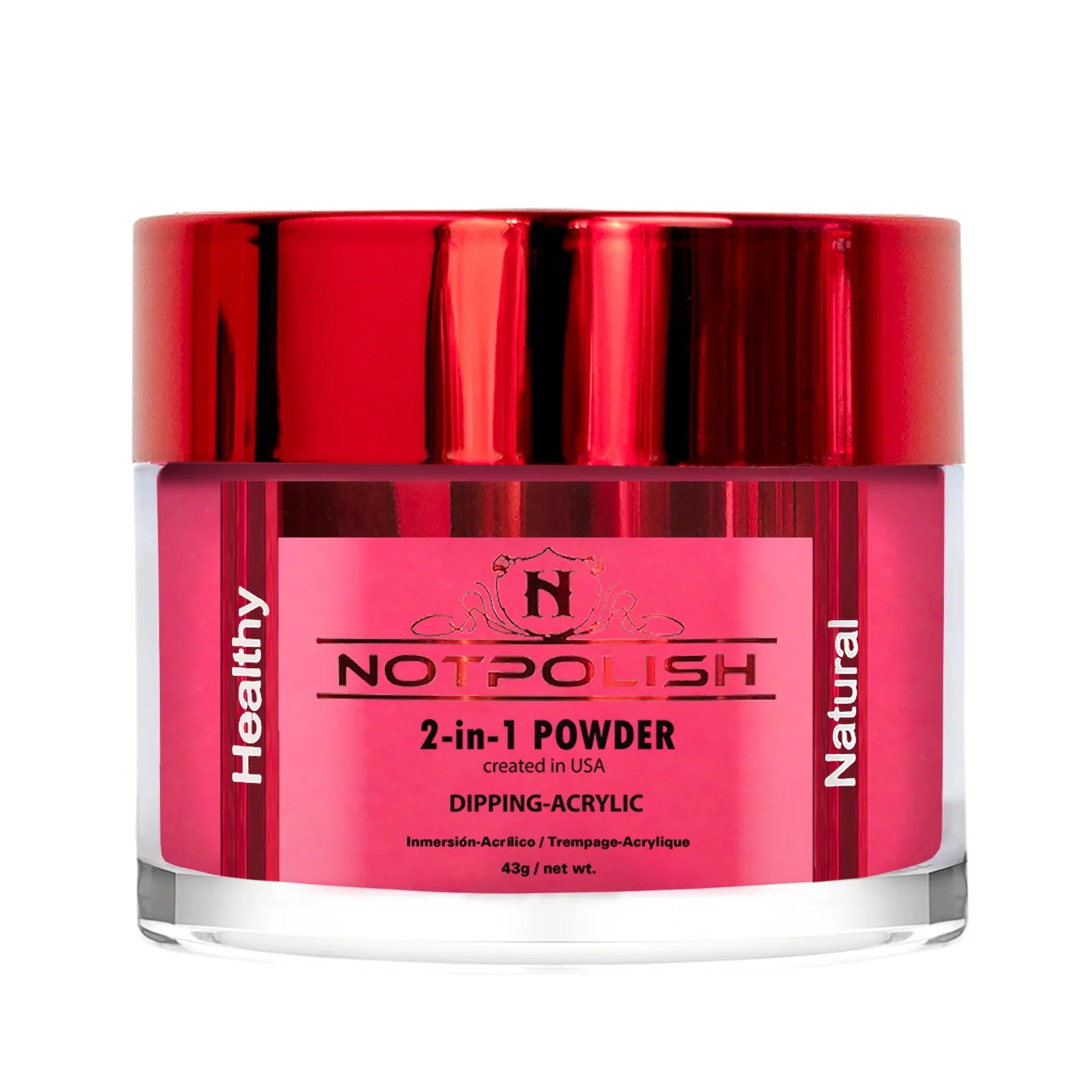 Notpolish 2 in 1 powder - m123 hibiscus sunrise - 2 oz