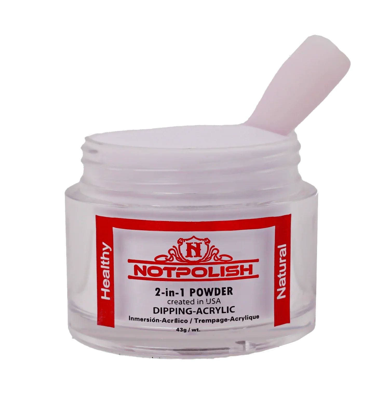 Notpolish 2 in 1 powder - m124 berry irresistible - 2 oz