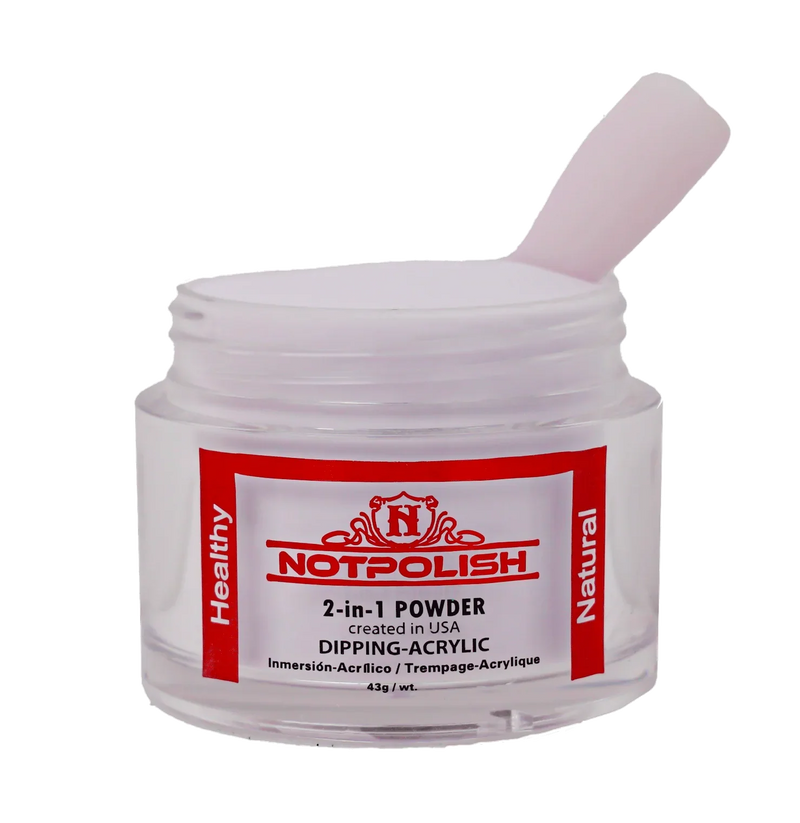 Notpolish 2 in 1 powder - m124 berry irresistible - 2 oz