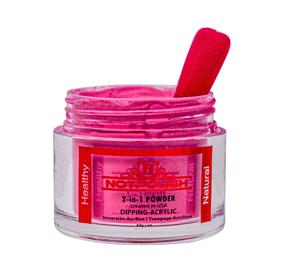 Notpolish 2 in 1 powder - m127 dragonfruit - 2 oz - acrylic