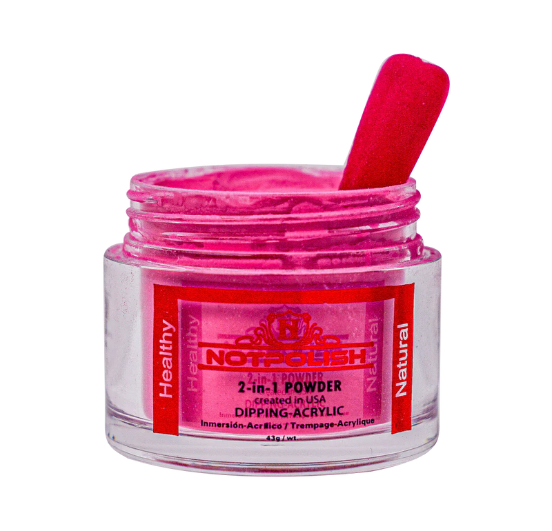 Notpolish 2 in 1 powder - m127 dragonfruit - 2 oz - acrylic