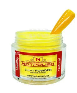 NOTPOLISH 2 in 1 Powder - M15 Sunflower - 2 oz - Acrylic Dip