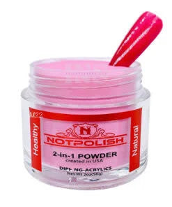 NOTPOLISH 2 in 1 Powder - M22 Lovely Rose - 2 oz