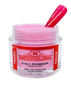 NOTPOLISH 2 in 1 Powder - M22 Lovely Rose - 2 oz - Acrylic