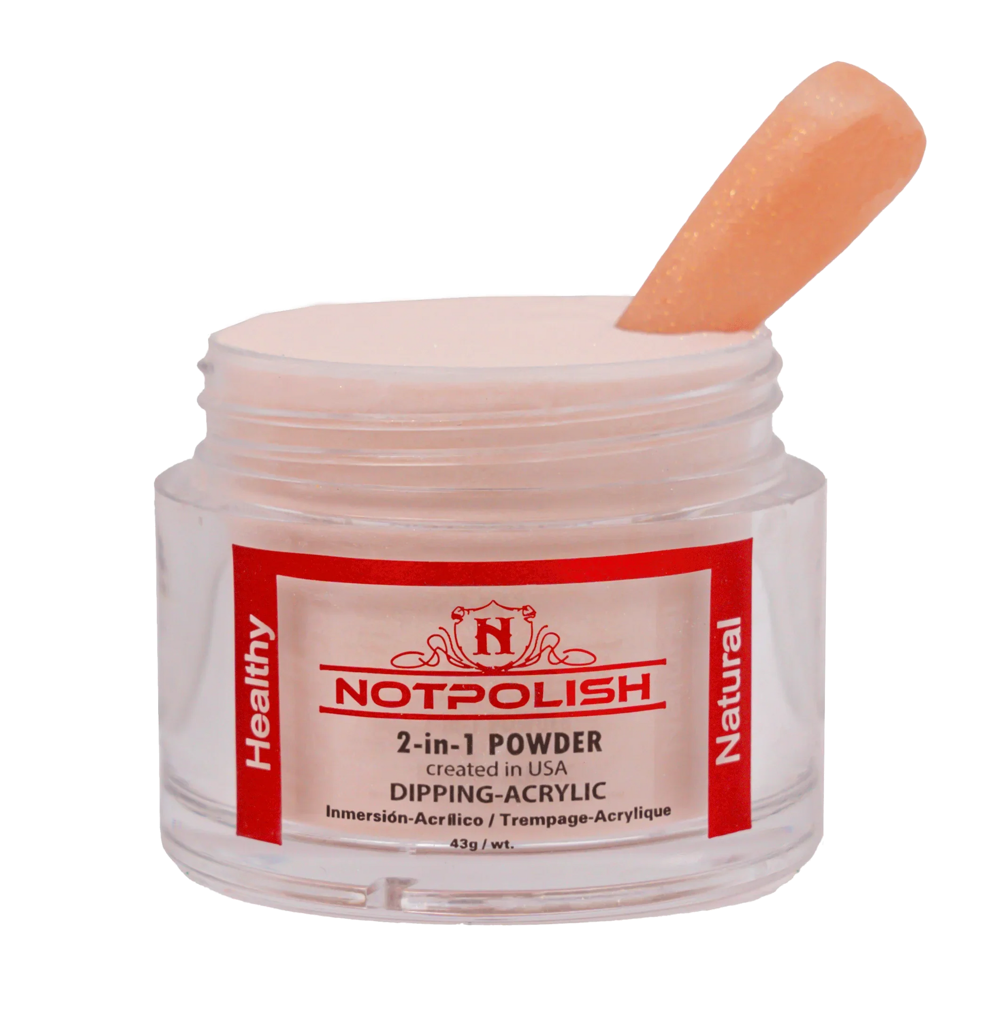 Notpolish 2 in 1 powder - m30 honeymoon - 2 oz - acrylic dip