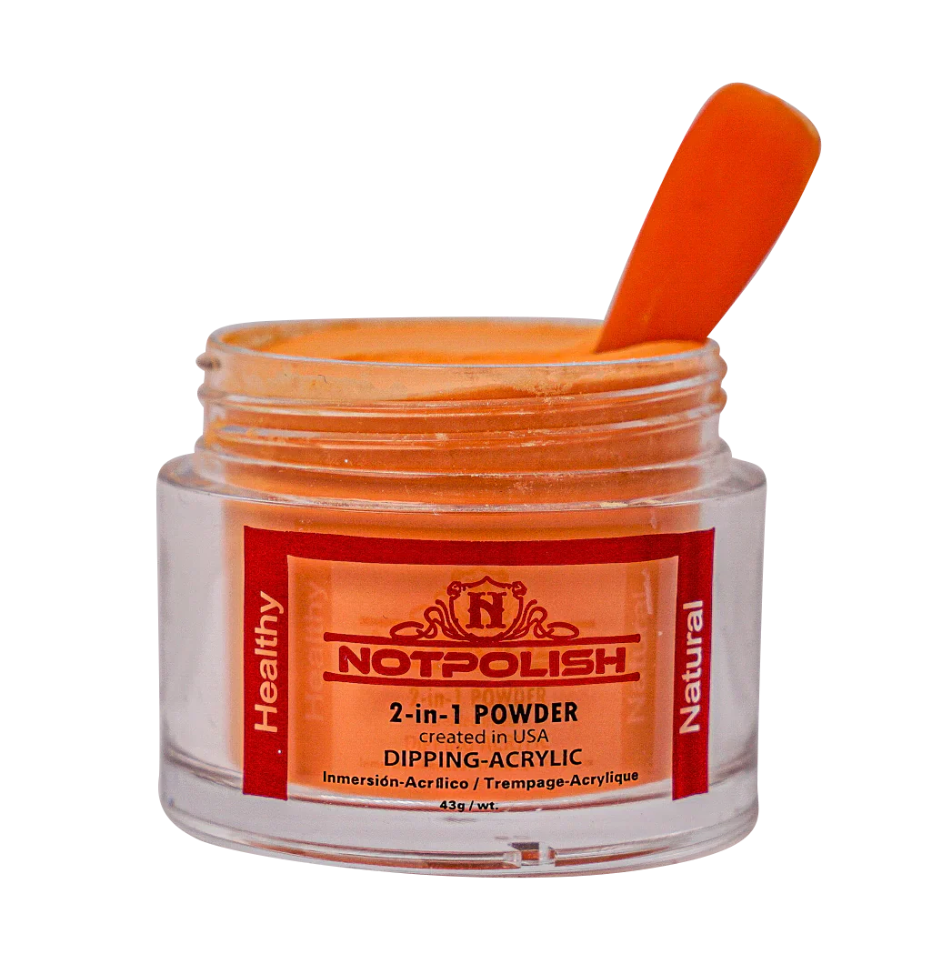 Notpolish 2 in 1 powder - m35 bombshell - 2 oz - acrylic dip