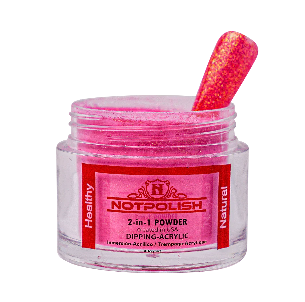 Notpolish 2 in 1 powder - m43 babe alert - 2 oz - acrylic
