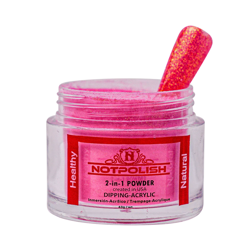 Notpolish 2 in 1 powder - m43 babe alert - 2 oz - acrylic