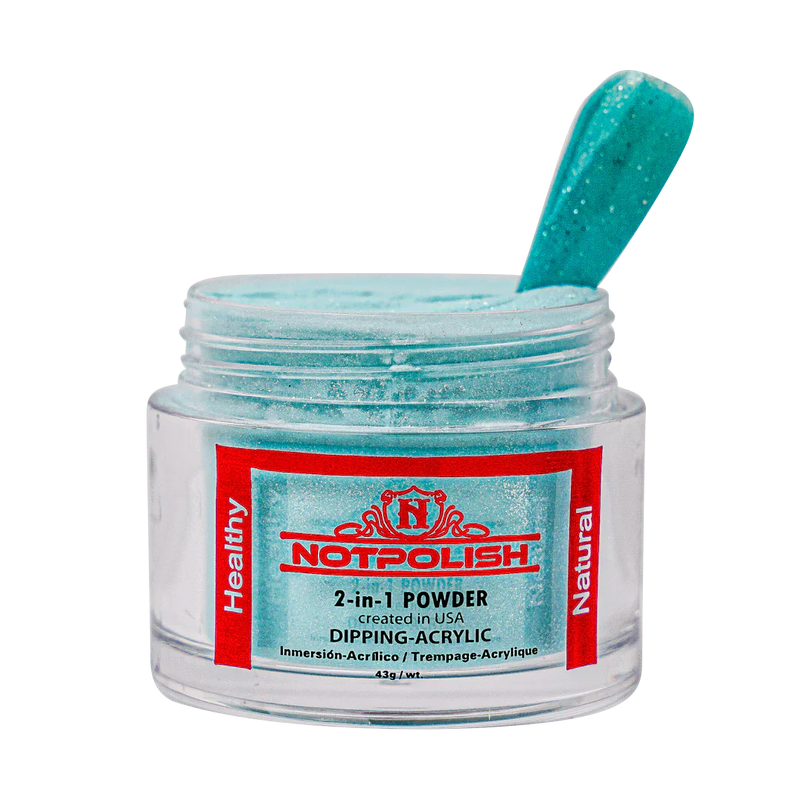 Notpolish 2 in 1 powder - m45 confetti cake - 2 oz
