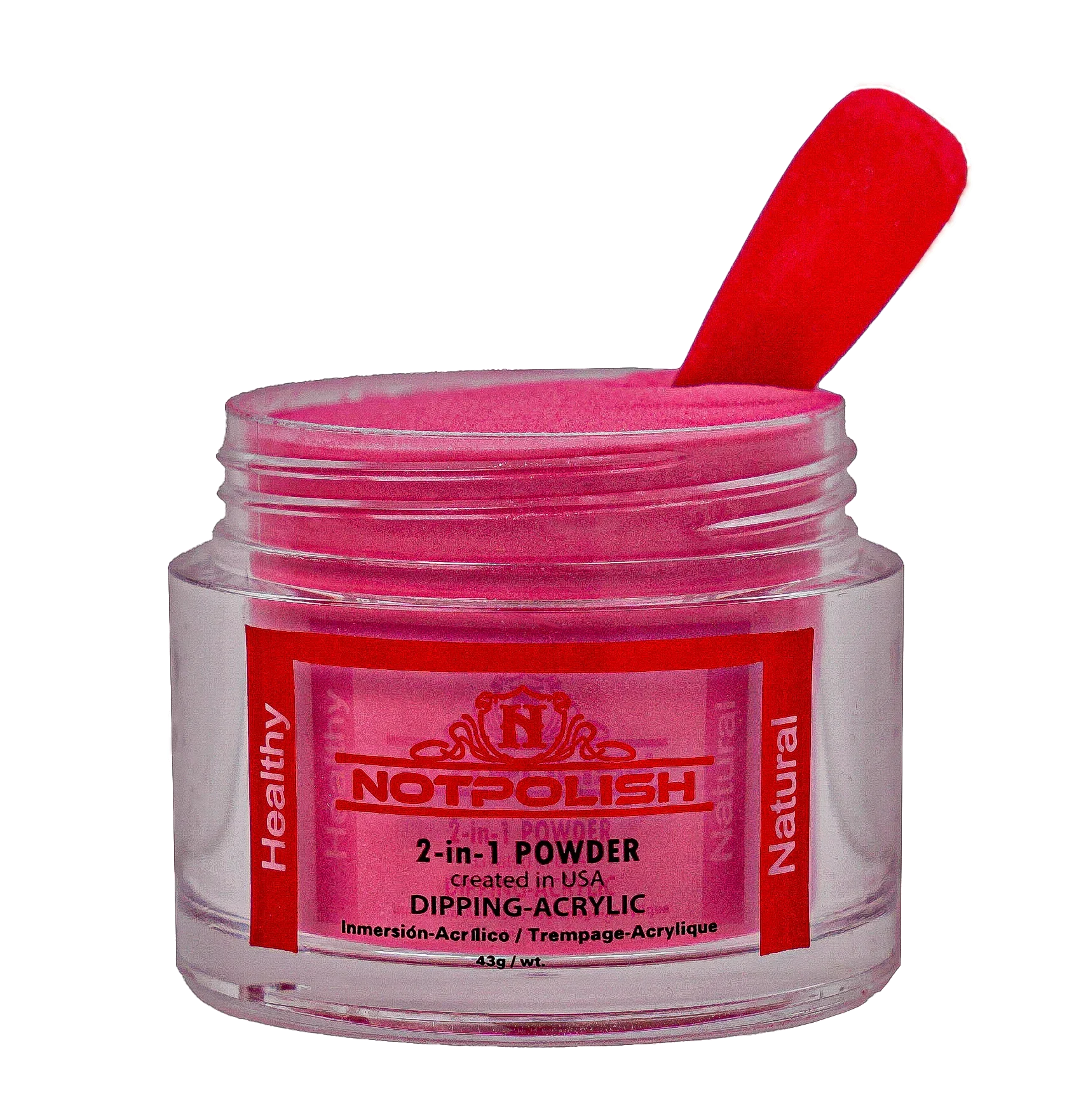 Notpolish 2 in 1 powder - m50 english rose - 2 oz - acrylic