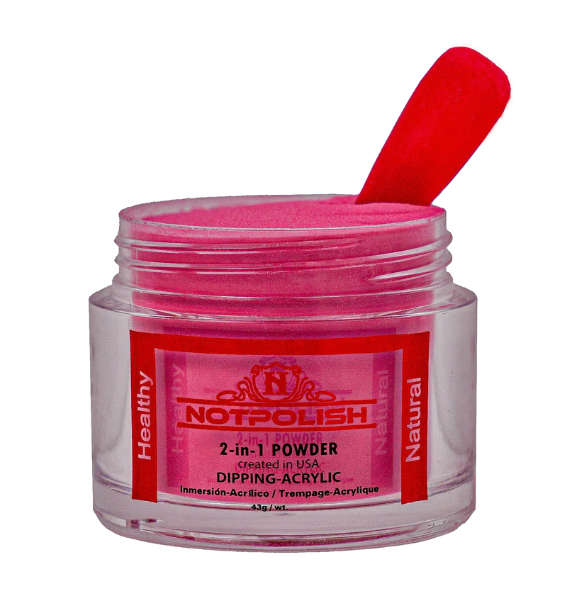Notpolish 2 in 1 powder - m50 english rose - 2 oz - acrylic