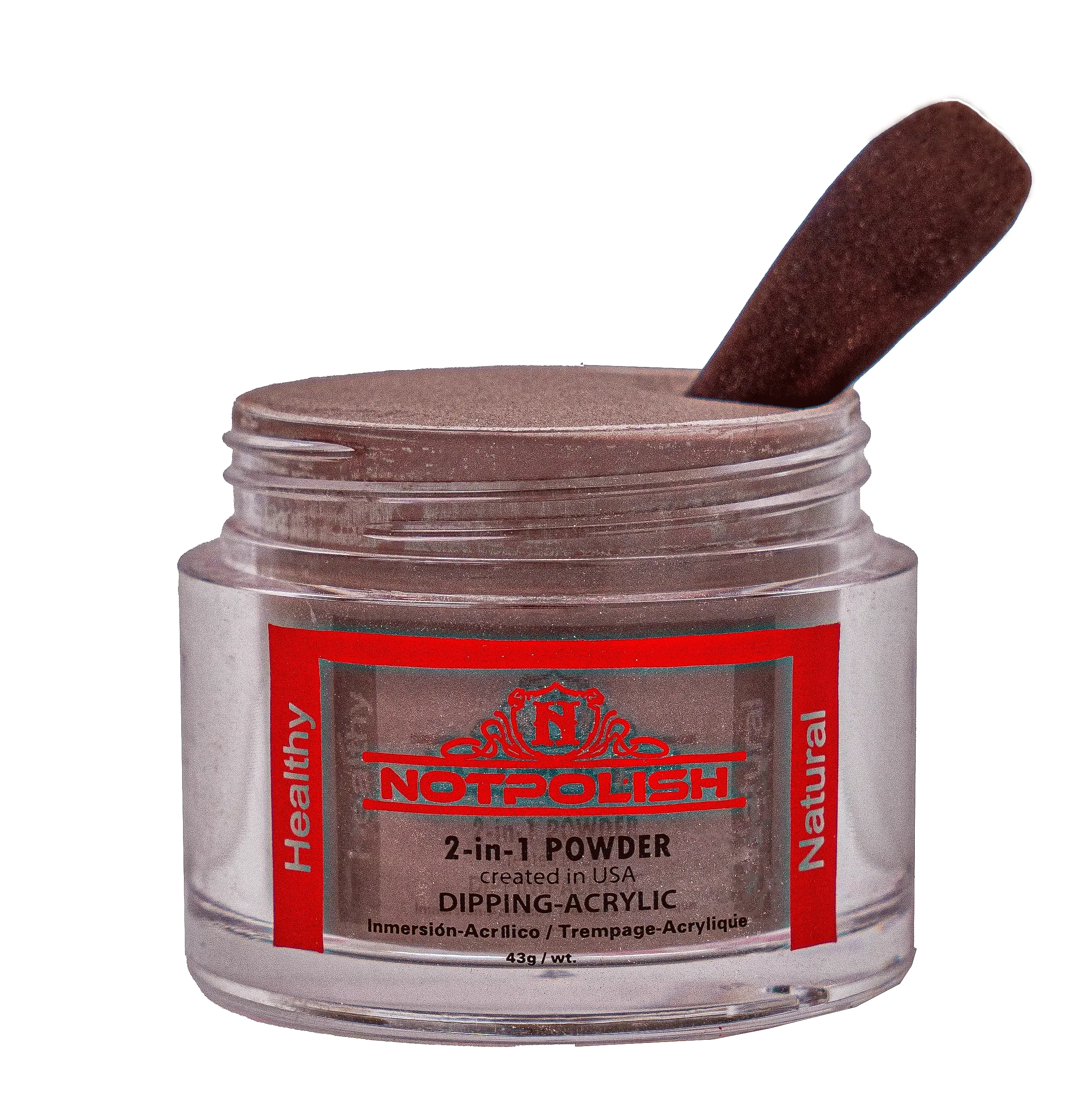 Notpolish 2 in 1 powder - m61 midnight run - 2 oz - acrylic