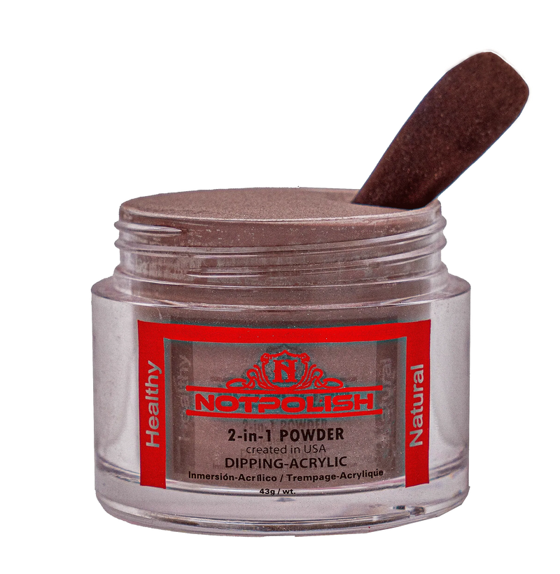 Notpolish 2 in 1 powder - m61 midnight run - 2 oz - acrylic