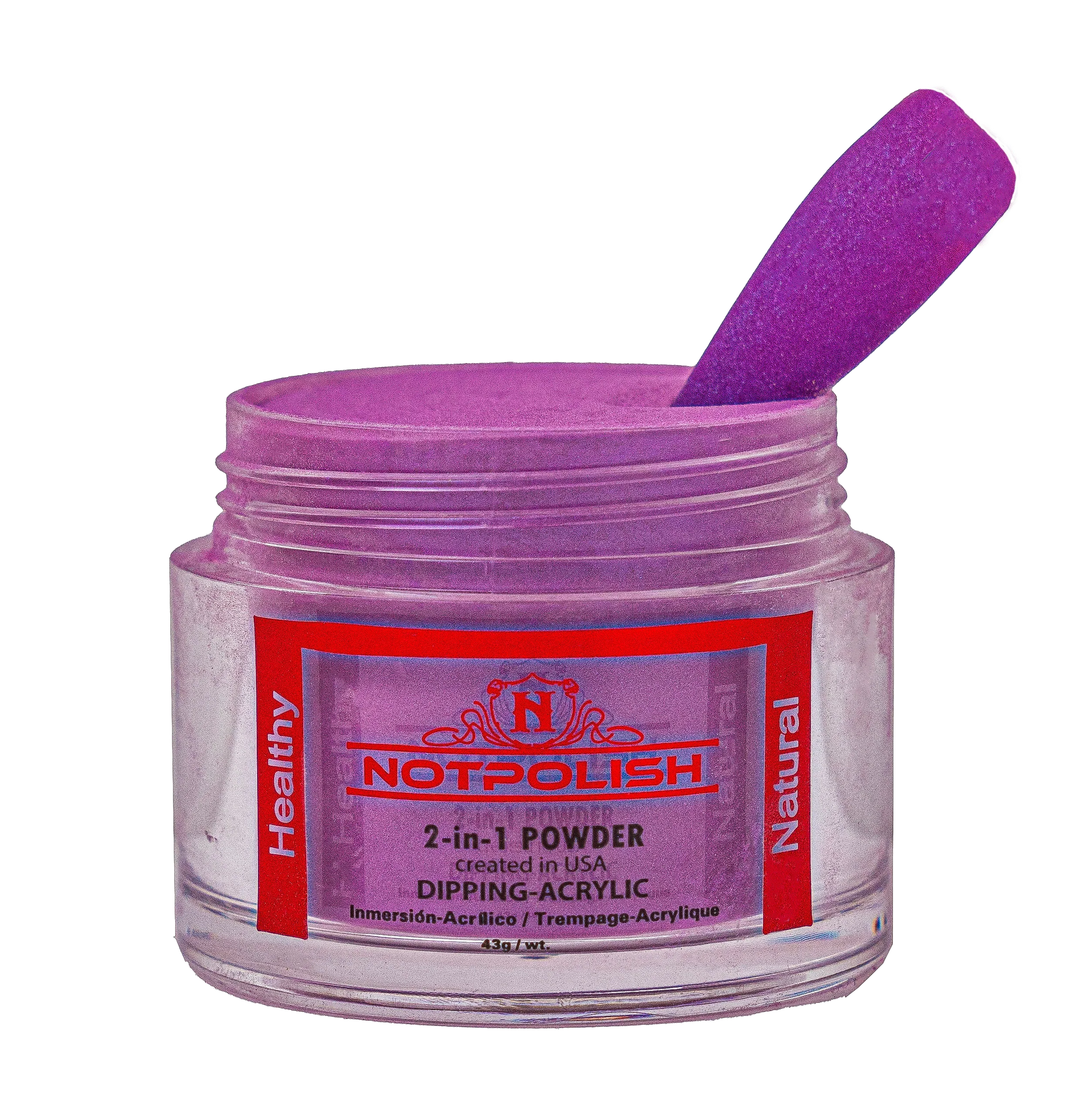 Notpolish 2 in 1 powder - m63 royal at midnight - 2 oz