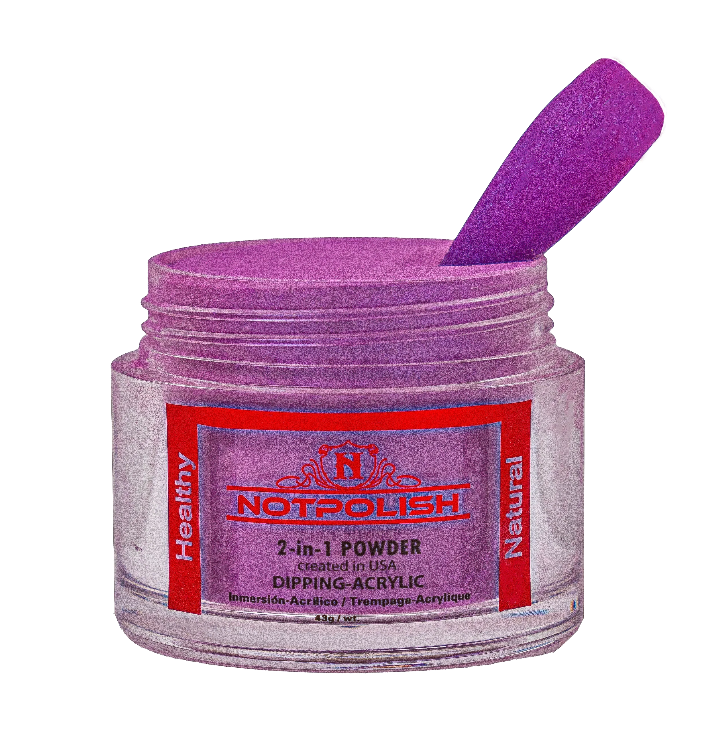 Notpolish 2 in 1 powder - m63 royal at midnight - 2 oz