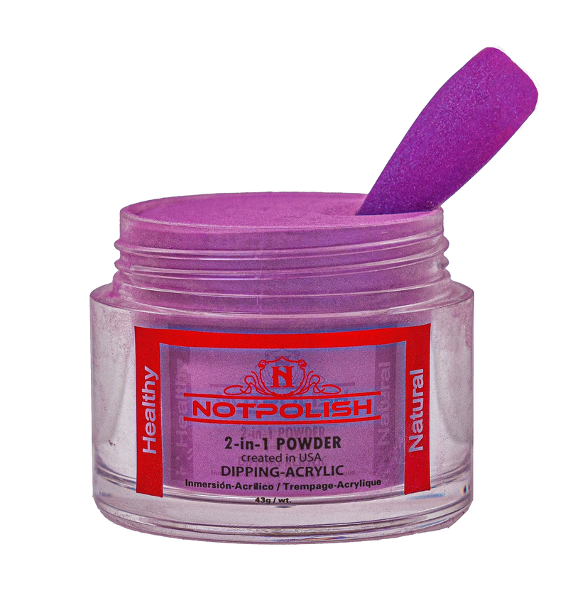 Notpolish 2 in 1 powder - m63 royal at midnight - 2 oz