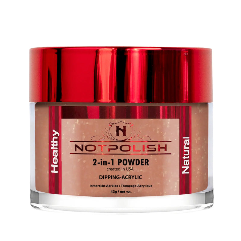 Notpolish 2 in 1 powder - m73 rose - 2 oz - acrylic dip