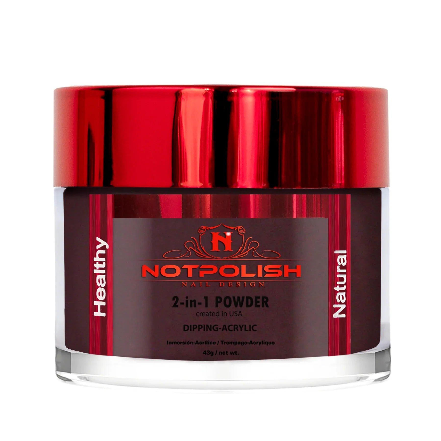 Notpolish 2 in 1 powder - m74 berry cute - 2 oz - acrylic