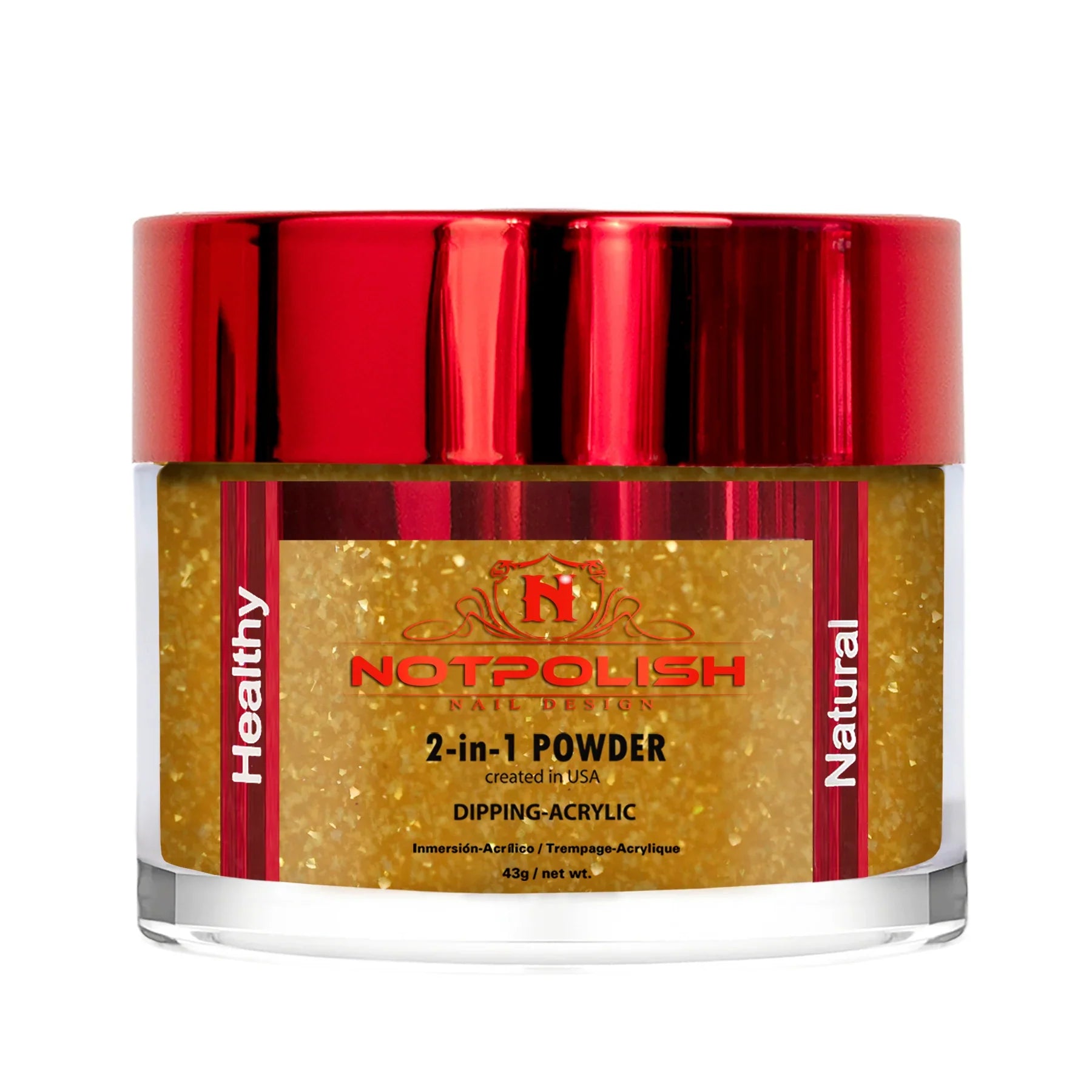 Notpolish 2 in 1 powder - m78 half baked - 2 oz - acrylic