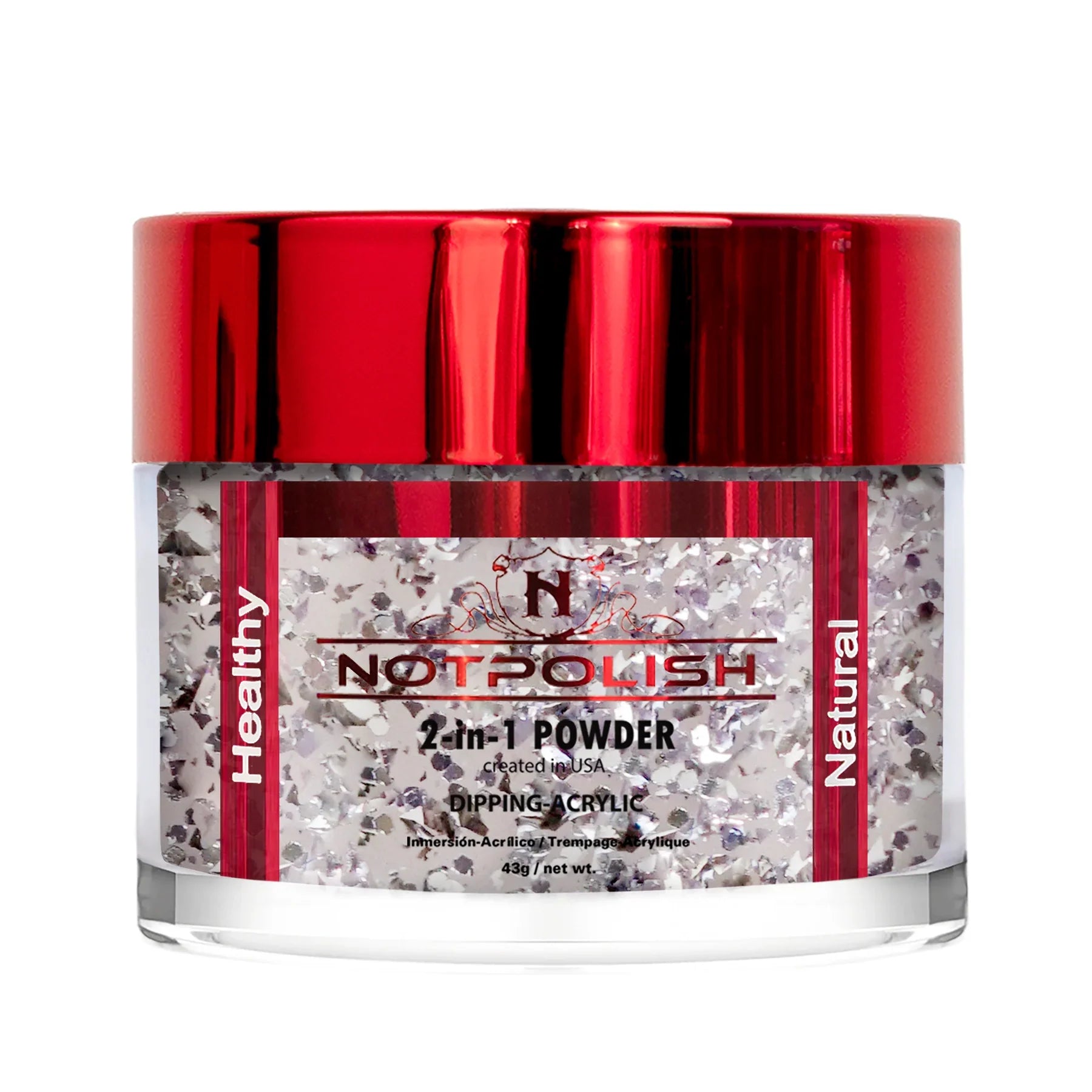Notpolish 2 in 1 powder - m84 ice castle - 2 oz - acrylic