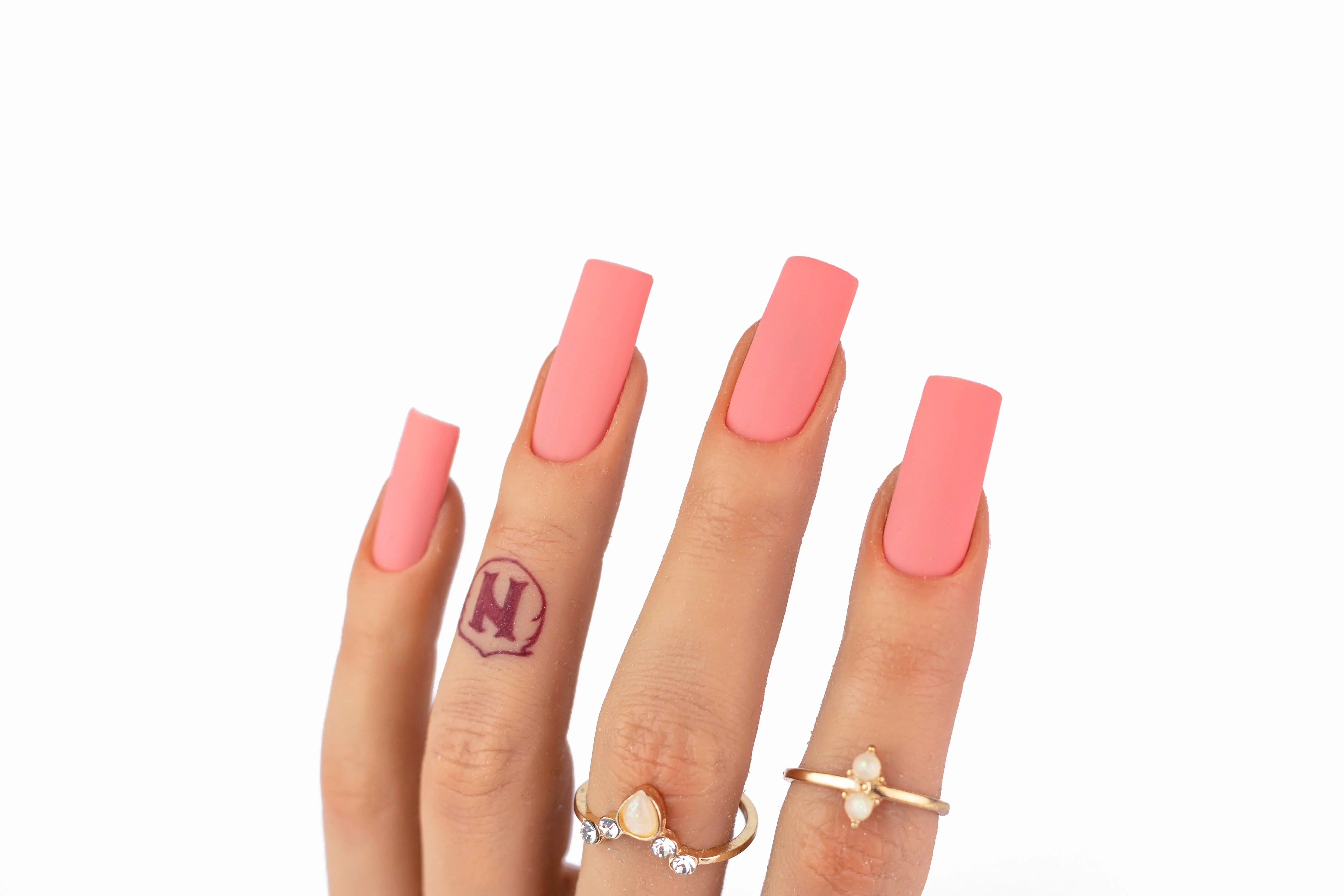 Notpolish 2 in 1 powder - m87 coral pink - 2 oz - acrylic