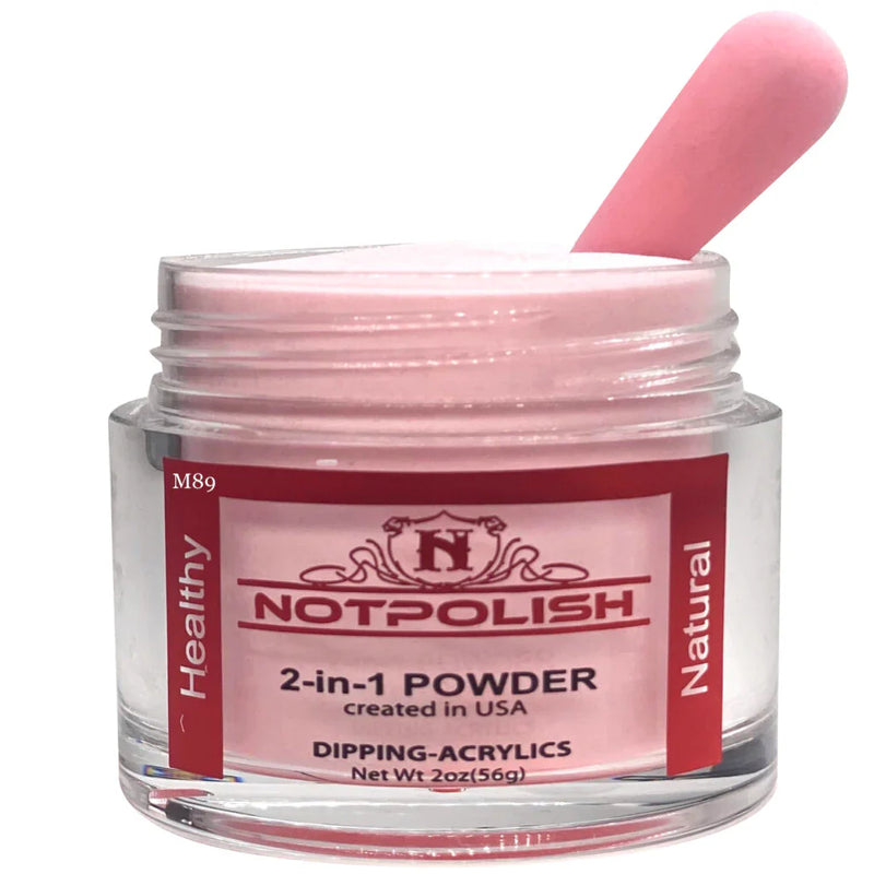 Notpolish 2 in 1 powder - m89 cherry blossom - 2 oz