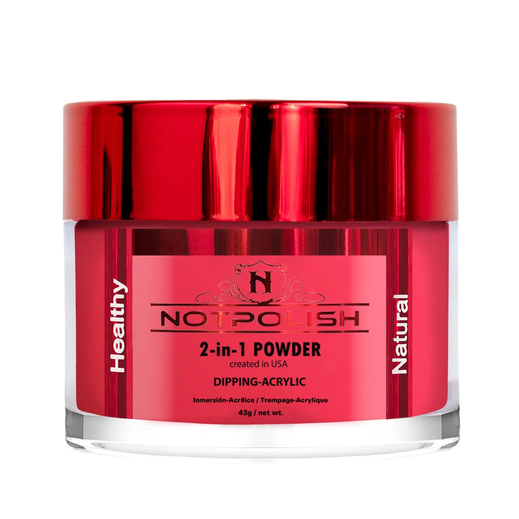 Notpolish 2 in 1 powder - m95 sparkle ember - 2 oz