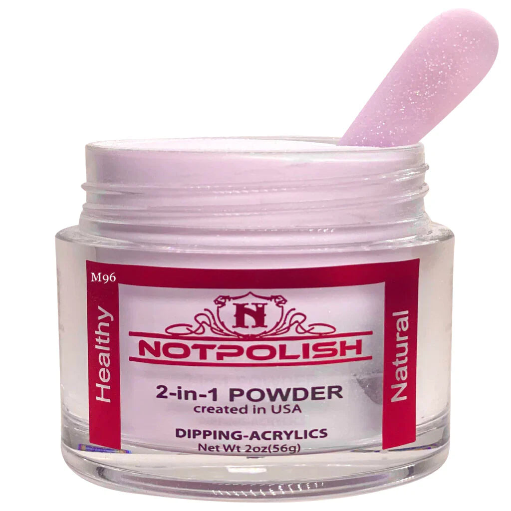 Notpolish 2 in 1 powder - m96 blissful purple - 2 oz