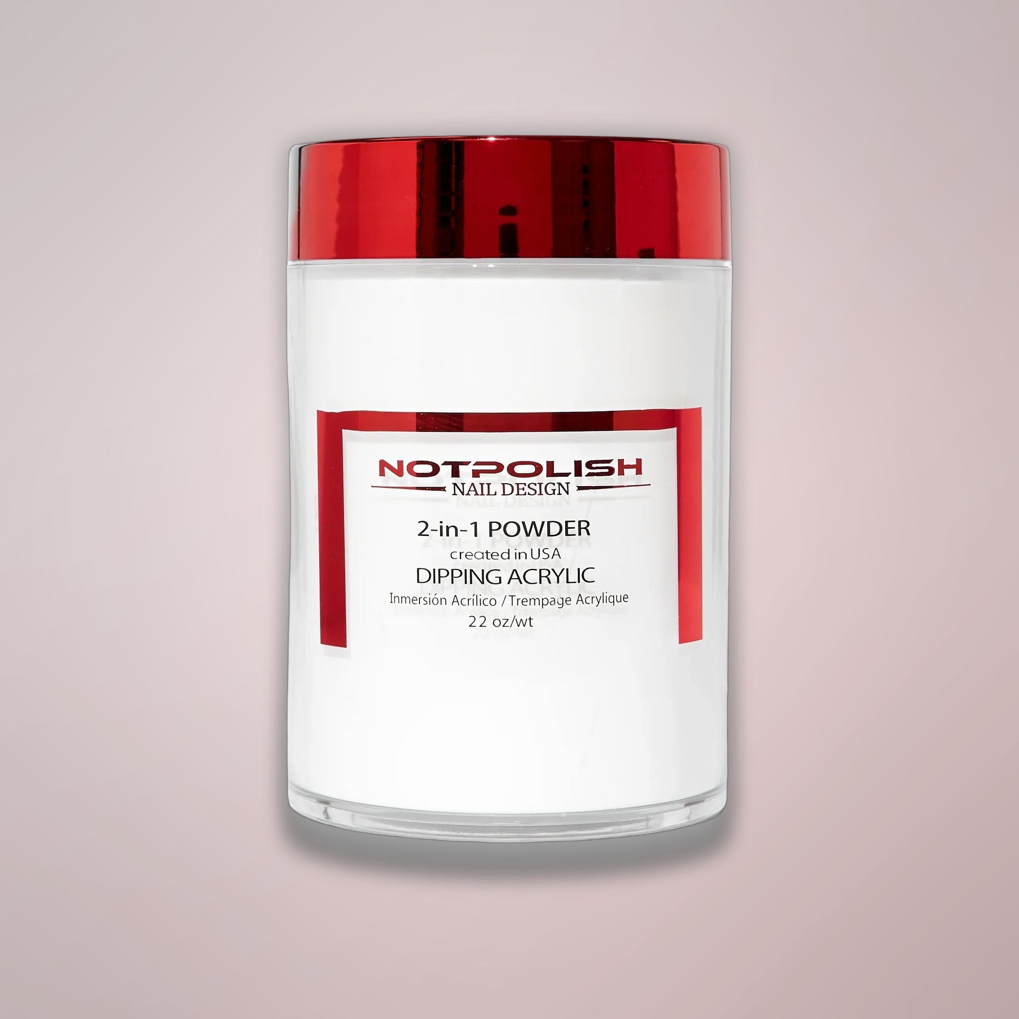 NOTPOLISH 2 in 1 Powder - OG02 White Refill - 22 oz