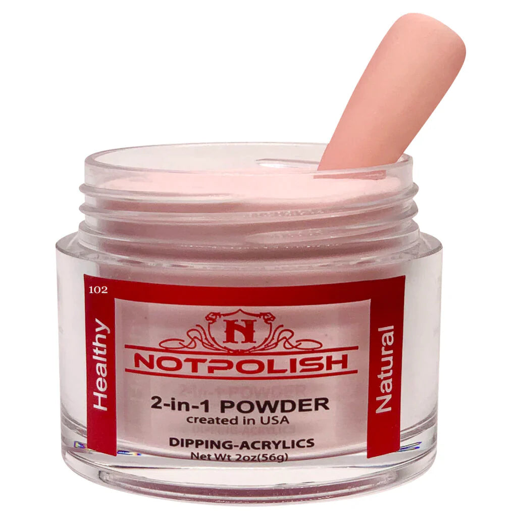 Notpolish 2 in 1 powder - og102 nude panther - 2 oz