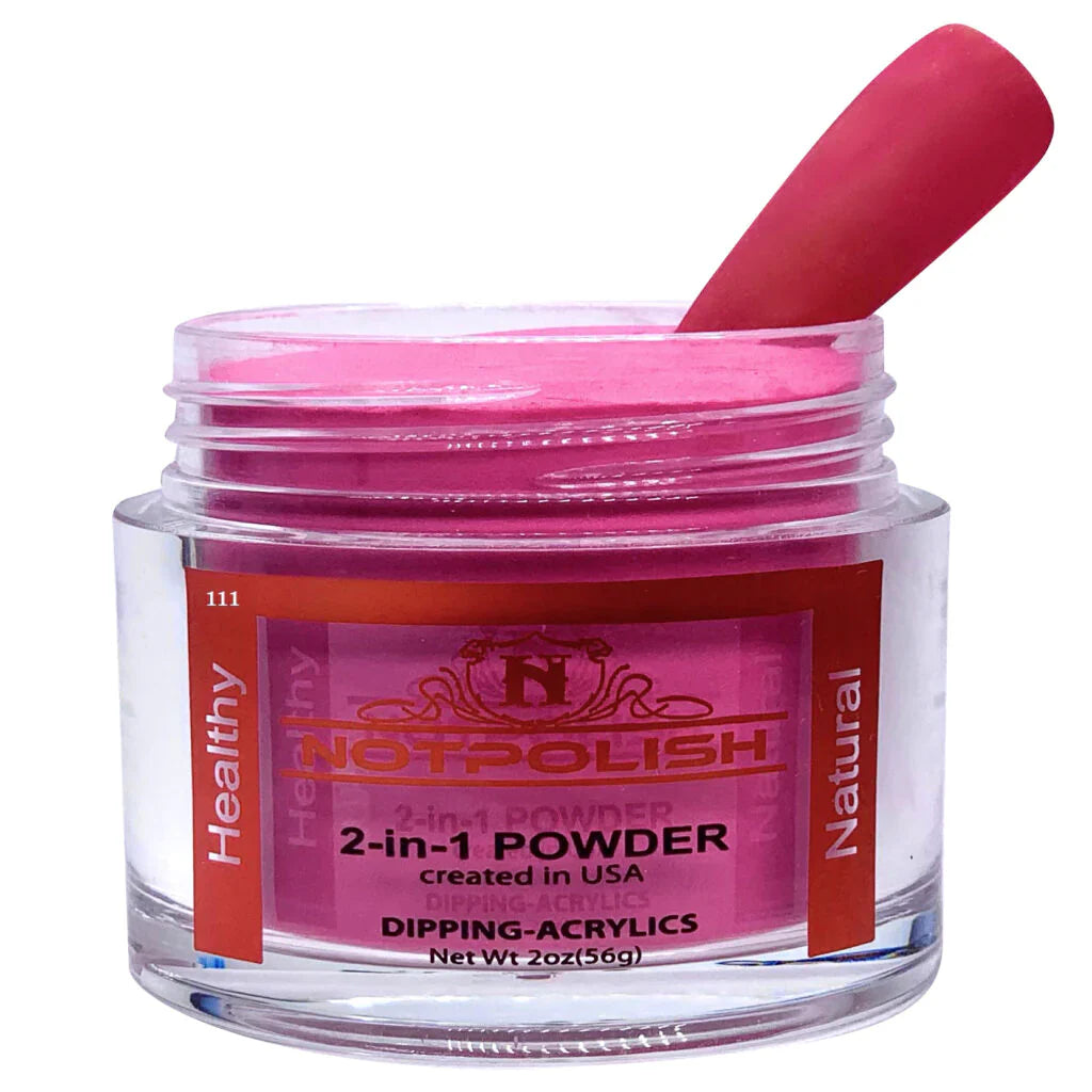 Notpolish 2 in 1 powder - og111 studded kiss - 2 oz - dip