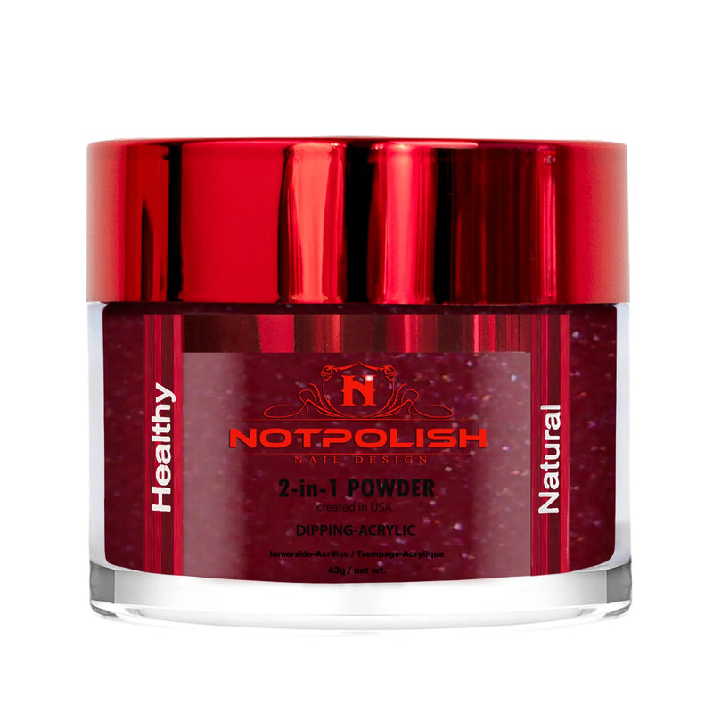 Notpolish 2 in 1 powder - og116 pink kiss - 2 oz - dip
