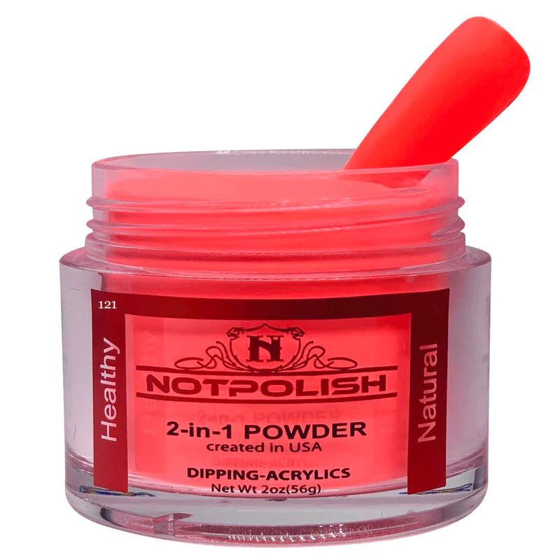Notpolish 2 in 1 powder - og121 wicked mind - 2 oz - dip