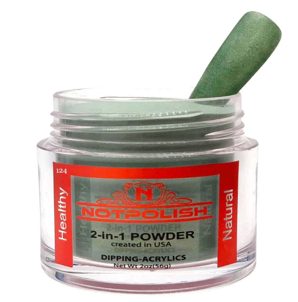 Notpolish 2 in 1 powder - og124 molasses - 2 oz - dip polish