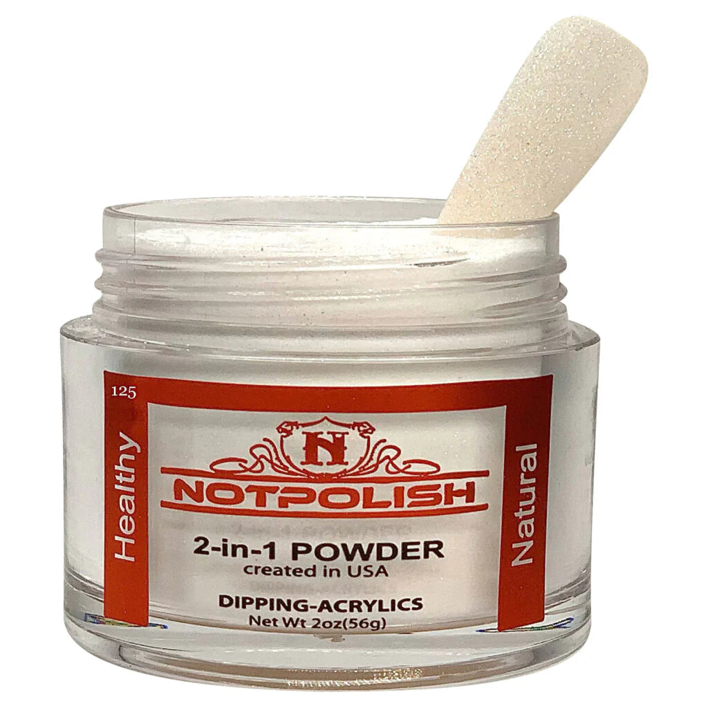 Notpolish 2 in 1 powder - og125 milky way - 2 oz - dip