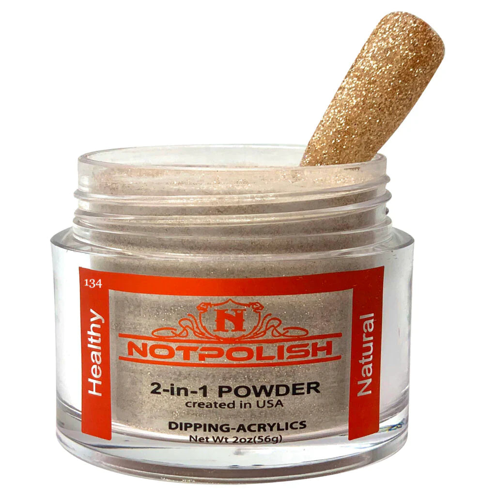 Notpolish 2 in 1 powder - og134 the nail boss - 2 oz - dip
