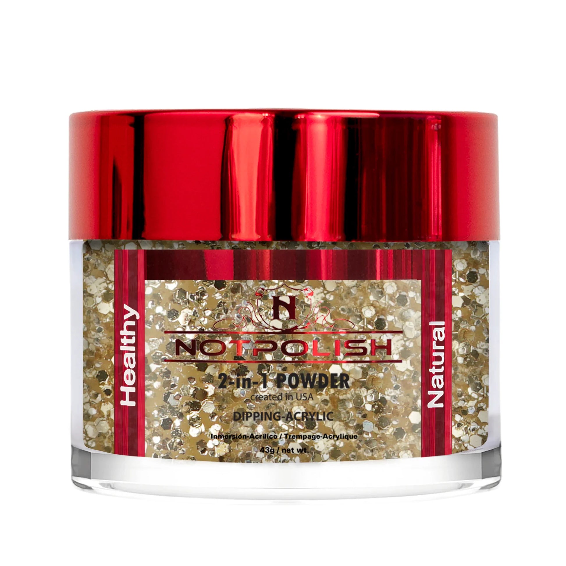 Notpolish 2 in 1 powder - og134 the nail boss - 2 oz - dip