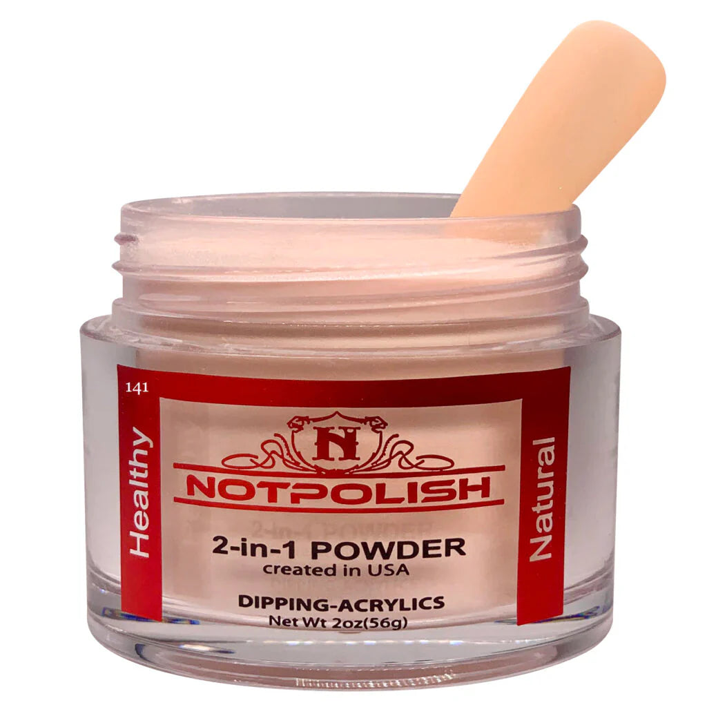 Notpolish 2 in 1 powder - og141 saffron - 2 oz - dip polish