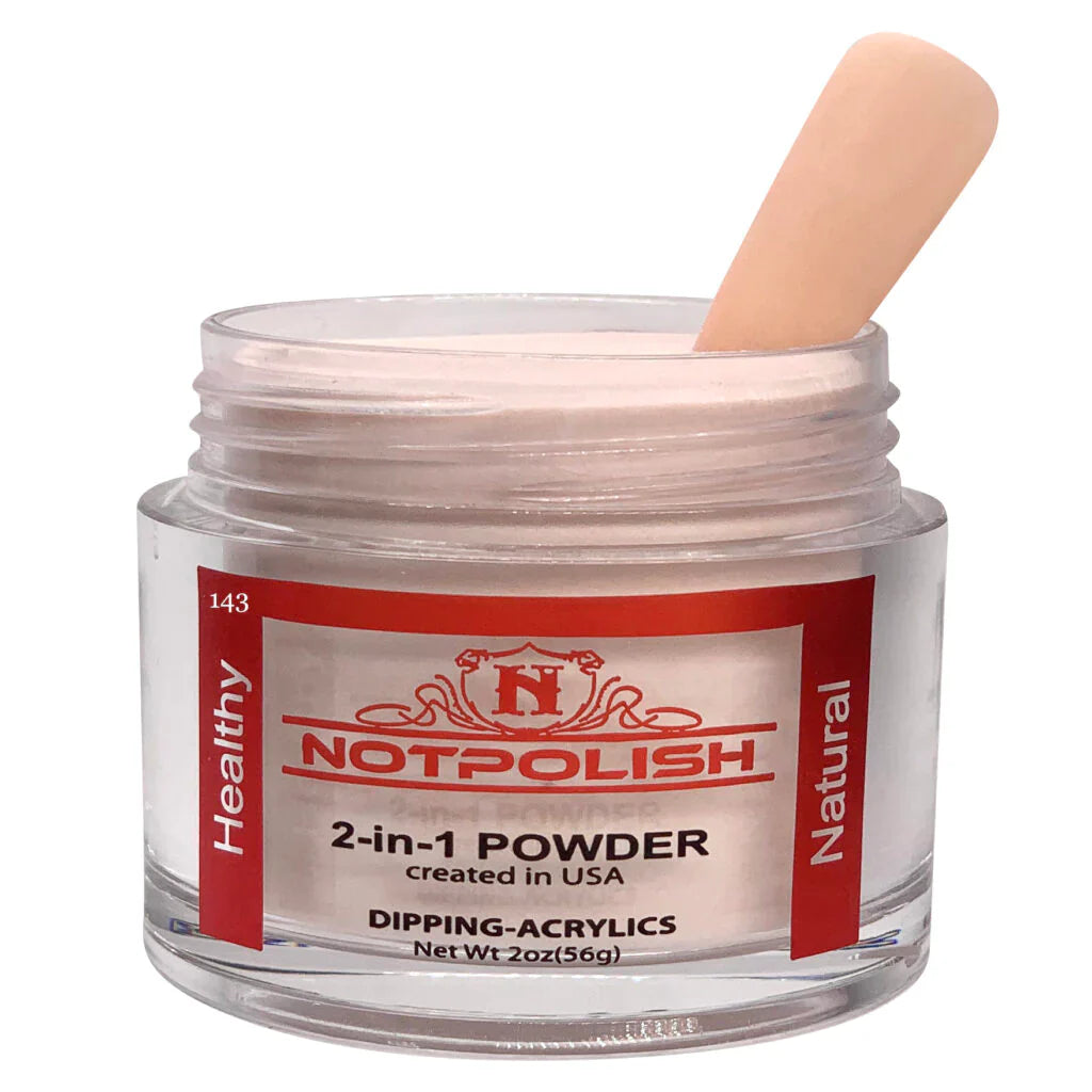 Notpolish 2 in 1 powder - og143 first nude - 2 oz - dip