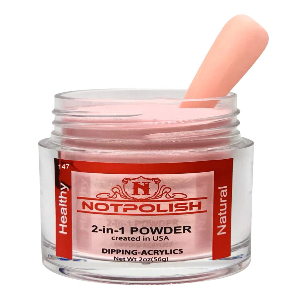 Notpolish 2 in 1 powder - og147 sunset glow - 2 oz - dip
