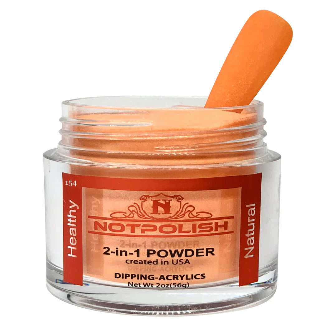 Notpolish 2 in 1 powder - og154 brightly - 2 oz - dip polish
