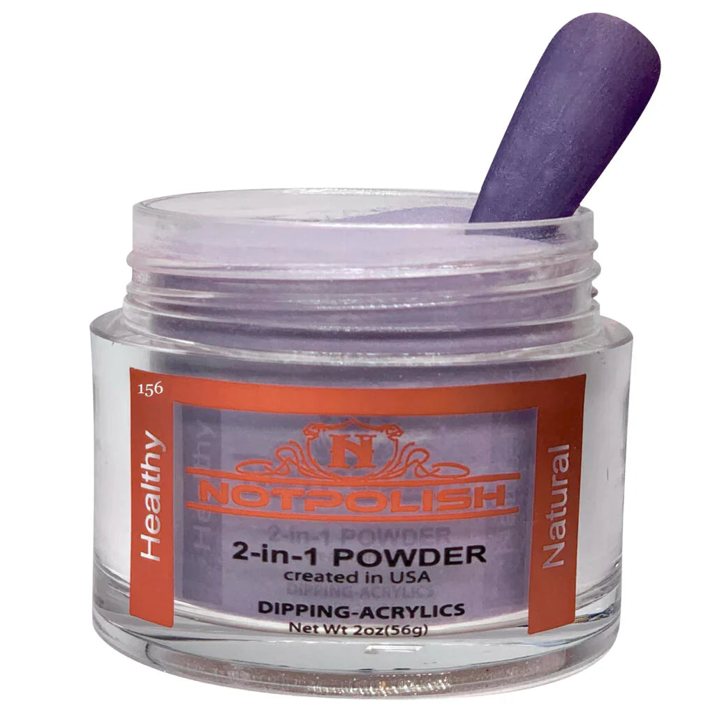 Notpolish 2 in 1 powder - og156 ultra violet - 2 oz - dip