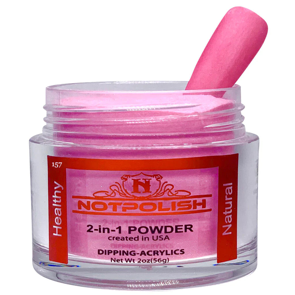 Notpolish 2 in 1 powder - og157 more than pink - 2 oz - dip