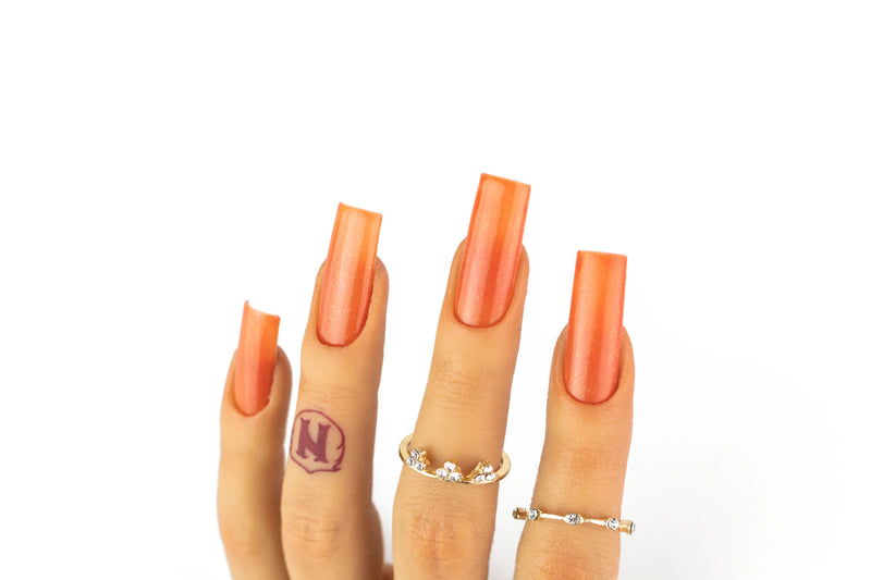 Notpolish 2 in 1 powder - og164 dark orange - 2 oz - dip