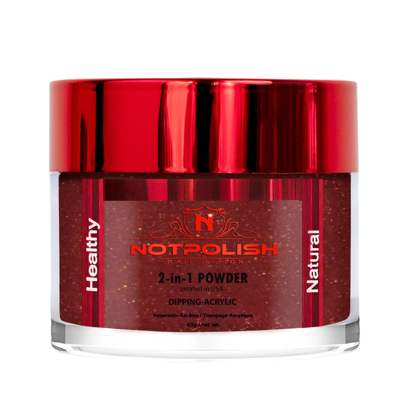 Notpolish 2 in 1 powder - og165 spicey love - 2 oz - dip