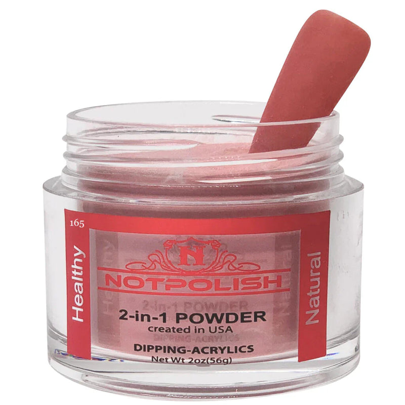 Notpolish 2 in 1 powder - og165 spicey love - 2 oz - dip